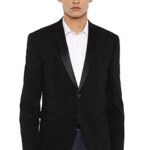 Van Heusen Men's Classic Blazer (VDBZESKFU17337_Black_40)