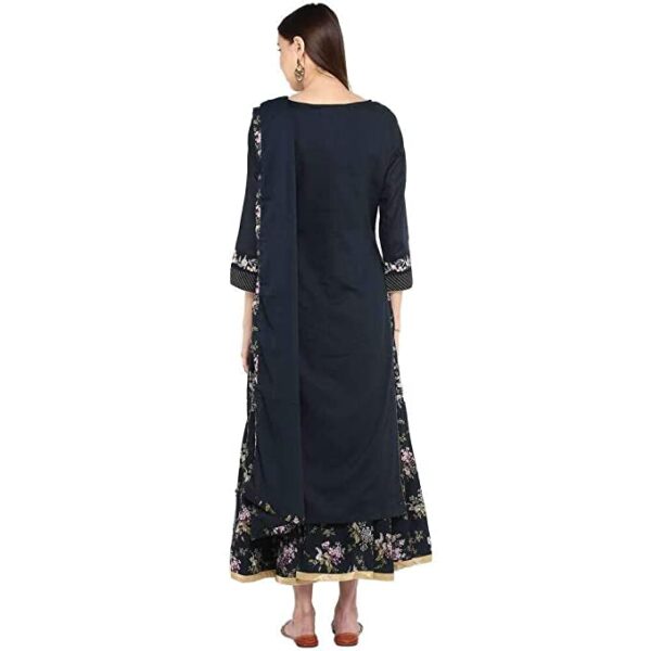 BIBA Women's Cotton Straight Salwar Suit Set - Image 2
