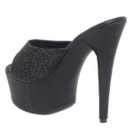 Flat n heels Womens Black Pumps FnH 55301-BK