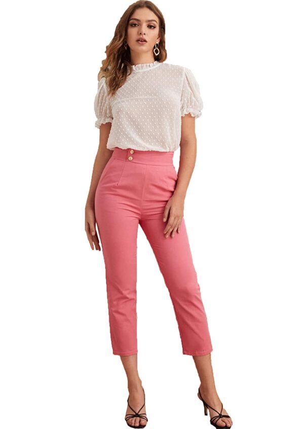 itshe Tissue Fabric Premium Casual Top for Women's - Image 4