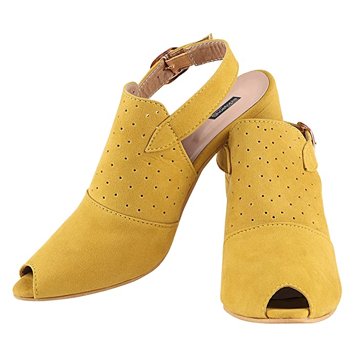 Do Bhai Women Block Heel Pep Toe Ankle Strep Fashion Sandal - Image 3