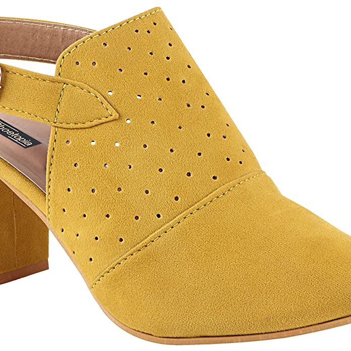 Do Bhai Women Block Heel Pep Toe Ankle Strep Fashion Sandal - Image 5