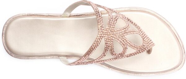 Lumiere Swarovski Studded Chappals Women Flats - Image 4