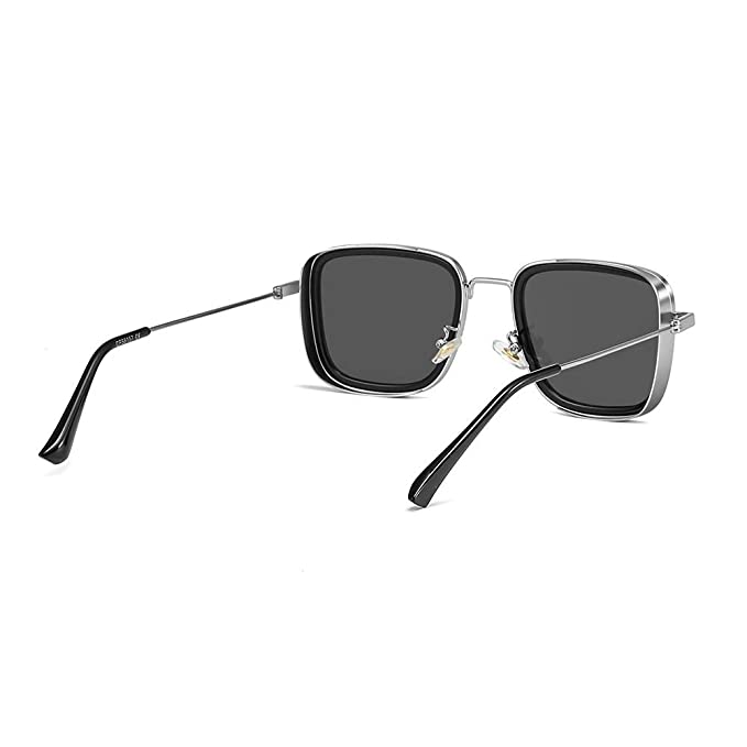 ELEGANTE Smooth Leg Covers Lightweight Square Kabir Singh Sunglasses for Men - Image 3